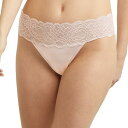 【送料無料】 メイデンフォーム レディース パンツ アンダーウェア Women's MaidenformR All-Over Lace Thong Panty DMESLT Sandshell Bloom(4)