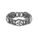 【送料無料】 1928 レディース ブレスレット・バングル・アンクレット アクセサリー 1928 Silver Tone Blue Crystal Bird C...