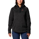 【送料無料】 コロンビア レディース Tシャツ トップス Women's Columbia Black Georgia Bulldogs Sweater Weather Raglan Pullover Hoodie Uga Black(4)