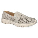 【送料無料】 イージーストリート レディース サンダル シューズ Easy Works by Easy Street Mosaic Slip-Resistant Women's Shoes Gray(4)