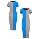 【送料無料】 スタウド レディース ワンピース トップス Women's STAUD Blue/Silver Detroit Lions Colleen Dress Lns Blue(4)