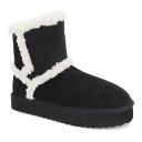 【送料無料】 ヨキ レディース ブーツ・レインブーツ シューズ Yoki Blythe-05 Women's Faux Fur High Top Boots Black(4)