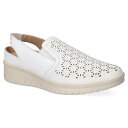 【送料無料】 イージーストリート レディース サンダル シューズ Easy Street Petal Women's Comfort Slingback Wedges White
