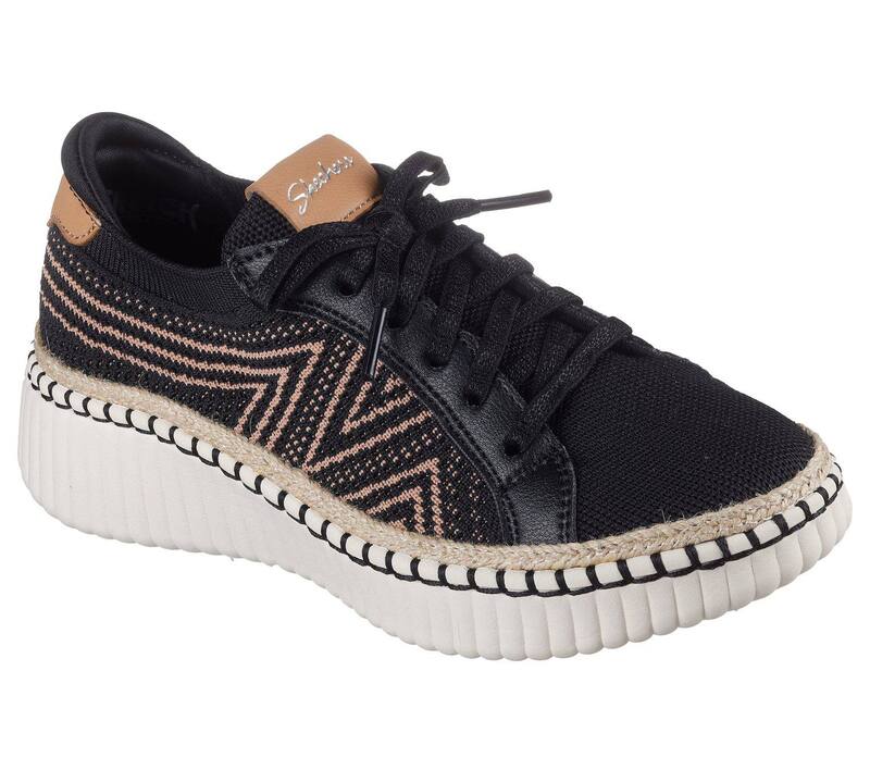【送料無料】 スケッチャーズ レディース サンダル シューズ Skechers Wilshire Blvd Bellevue Women's Shoes Black
