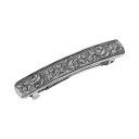 【送料無料】 1928 レディース ヘアアクセサリー アクセサリー 1928 Silver Tone Rose Hair Barrette Gray