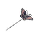 【送料無料】 1928 レディース ヘアアクセサリー アクセサリー 1928 Silver Tone Blue & Pink Butterfly Bobby P...