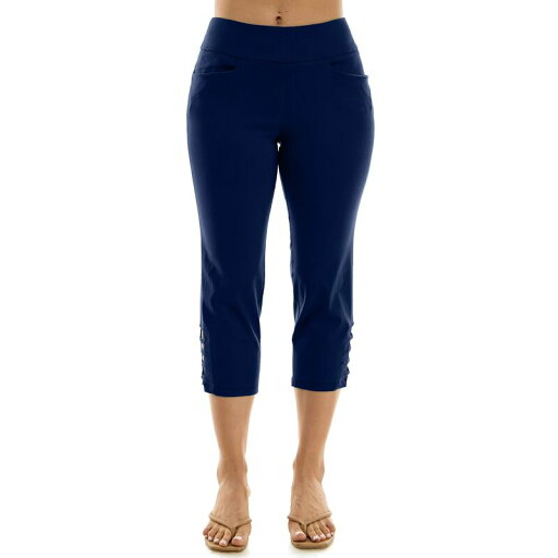 【送料無料】 ニナレオナルド レディース カジュアルパンツ ボトムス Women's Nina Leonard Pull-On Crop Pants Navy 【送料無料】 ニナレオナルド レディース カジュアルパンツ ボトムス Women's Nina Leonard Pull-On Crop Pants Navy