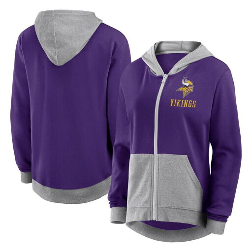 【送料無料】 ファナティクス レディース ジャケット・ブルゾン アウター Women's Fanatics Purple Minnesota Vikings Hit It Full-Zip Hoodie Mvk Purple 【送料無料】 ファナティクス レディース ジャケット・ブルゾン アウター Women's Fanatics Purple Minnesota Vikings Hit It Full-Zip Hoodie Mvk Purple