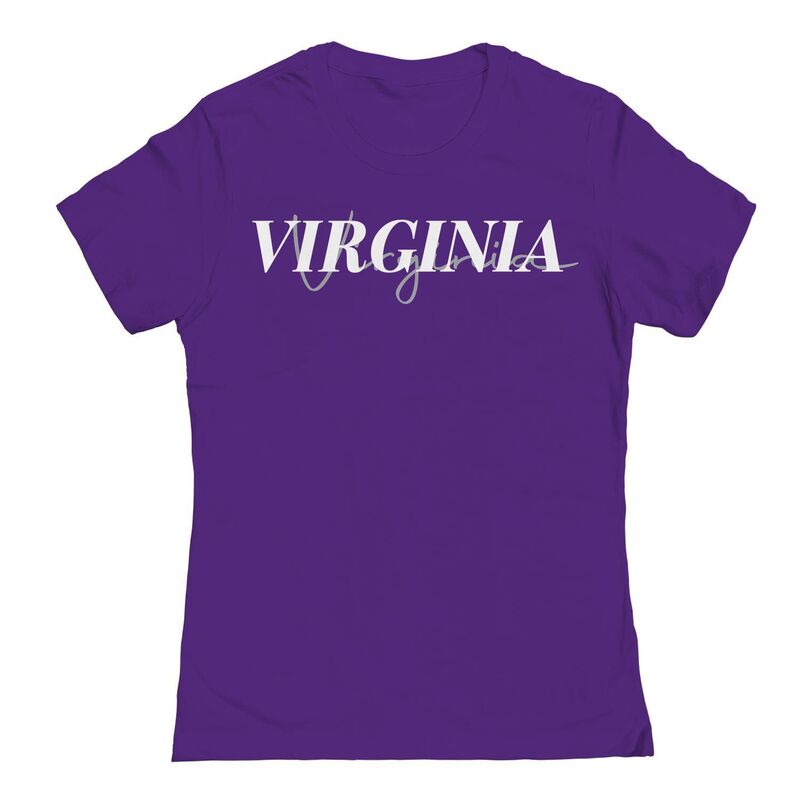 ̵ ֥ǥå ǥ T ȥåץ Junior's Virginia Graphic Tee Purple R...