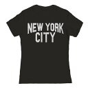 【送料無料】 アンブランデッド レディース Tシャツ トップス Junior's New York City Graphic Tee Black(4)