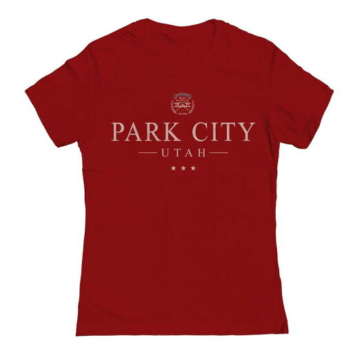 【送料無料】 アンブランデッド レディース Tシャツ トップス Junior's Park City Graphic Tee Cardinal 【送料無料】 アンブランデッド レディース Tシャツ トップス Junior's Park City Graphic Tee Cardinal