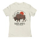 【送料無料】 アンブランデッド レディース Tシャツ トップス Junior's Badlands Graphic Tee Natural(4)