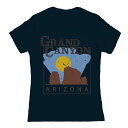 【送料無料】 アンブランデッド レディース Tシャツ トップス Junior's Grand Canyon Arizona Graphic Tee Midnig...