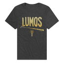 【送料無料】 ライセンス キャラクター メンズ Tシャツ トップス Men's Harry Potter Lumos Spell Graphic Tee Charcoal