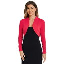 【送料無料】 アレグラ ケー レディース ニット・セーター アウター Women's Elegant Bolero Shrug Ruched Long Slee...