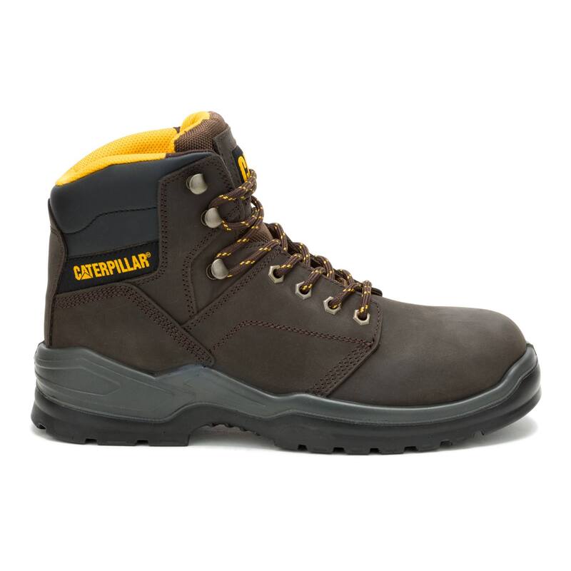 【送料無料】 キャタピラー メンズ ブーツ・レインブーツ シューズ Men's Caterpillar Striver Soft Toe Work Boots Mushroom