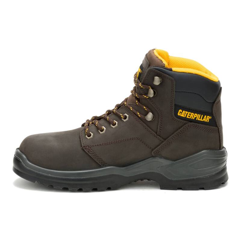 【送料無料】 キャタピラー メンズ ブーツ・レインブーツ シューズ Men's Caterpillar Striver Soft Toe Work Boots Mushroom