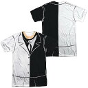【送料無料】 ライセンス キャラクター メンズ Tシャツ トップス Men's Batman Two Face Suit Sublimated Graphic Tee Black