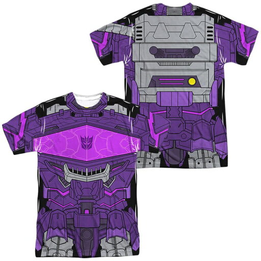 【送料無料】 ライセンス キャラクター メンズ Tシャツ トップス Men's Transformers Shockwave Sublimated Graphic Tee Black 【送料無料】 ライセンス キャラクター メンズ Tシャツ トップス Men's Transformers Shockwave Sublimated Graphic Tee Black
