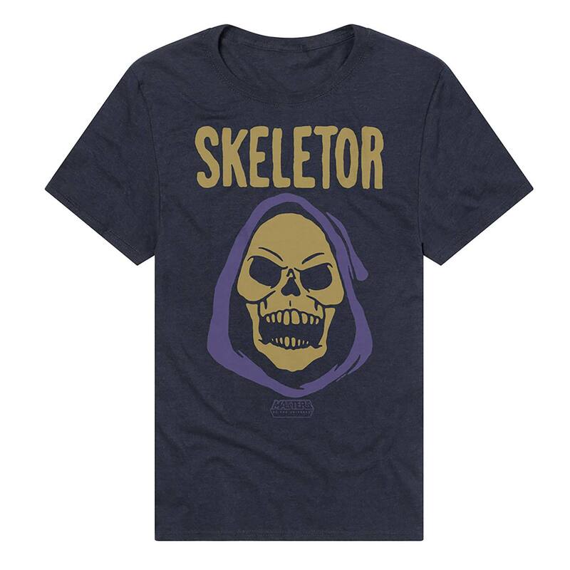 【送料無料】 ライセンス キャラクター メンズ Tシャツ トップス Men's Skeletor Masters of the Universe Graphic Tee Navy