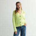 【送料無料】 ソノマ レディース ニット・セーター アウター Petite Sonoma Goods For Life Open Stitch Cardigan...