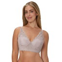 【送料無料】 メイデンフォーム レディース ブラジャー アンダーウェア Maidenform Lightly Lined Convertible Lace Bralette DM1188 Evening Blush Bloom(4)