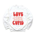 【送料無料】 Simply Sage Market レディース Tシャツ トップス Love Like Cupid Bold Sweatshirt White(4)