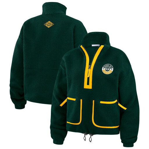 【送料無料】 ウェア バイ エリン アンドルーズ レディース Tシャツ トップス Women's WEAR by Erin Andrews Green Green Bay Packers Polar Fleece Half-Zip Jacket Pkr Green 【送料無料】 ウェア バイ エリン アンドルーズ レディース Tシャツ トップス Women's WEAR by Erin Andrews Green Green Bay Packers Polar Fleece Half-Zip Jacket Pkr Green