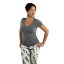 【送料無料】 ポエティック ジャスティス レディース Tシャツ トップス Curvy Women's Basic Stretch J..