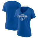 【送料無料】 ファナティクス レディース Tシャツ トップス Women's Fanatics Royal Los Angeles Dodgers 2024 W...