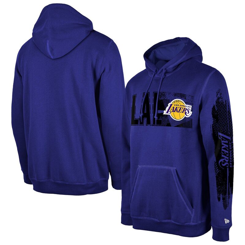 ̵ ˥塼  T ȥåץ Men's New Era Los Angeles Lakers Purple Tip...
