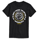 【送料無料】 スター ウォーズ メンズ Tシャツ トップス Men's Star Wars Upset A Wookiee Graphic Tee Black