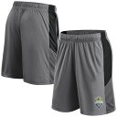 【送料無料】 ファナティクス メンズ ハーフパンツ・ショーツ ボトムス Men's Fanatics Gray Seattle Sounders FC Team Shorts Snd Grey