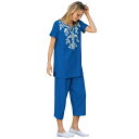 【送料無料】 ウーマン ウィズイン レディース Tシャツ トップス Woman Within Women's Plus Size Printed Tunic A...