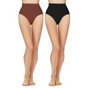【送料無料】 メモイ レディース パンツ アンダーウェア Women's 2 Pack Full Coverage High Waisted Briefs Mo...