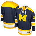 【送料無料】 コロシアム メンズ Tシャツ トップス Men's Colosseum Navy Michigan Wolverines Athletic Machine Fashion Hockey Jersey Mic Navy(4)