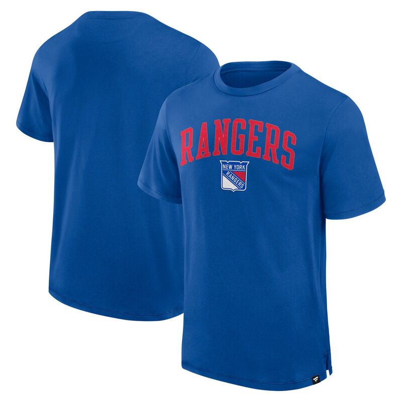 ファナティクス メンズ トップス Tシャツ Men's Fanatics Royal New York Rangers Elevated Pima T-Shi..