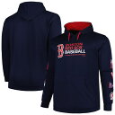 【送料無料】 プロファイル メンズ Tシャツ トップス Men's Navy Boston Red Sox Big & Tall Fleece Pullover Hoodie Rsx Navy
