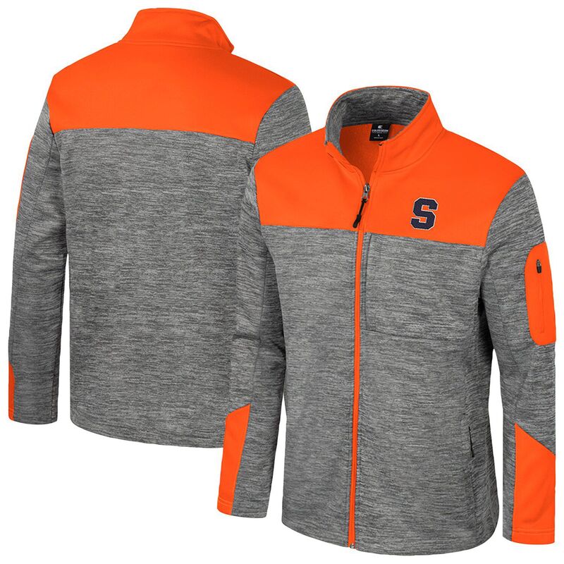【送料無料】 コロシアム メンズ ジャケット・ブルゾン アウター Men's Colosseum Gray/Orange Syracuse Orange Guard Full-Zip Jacket Syr Grey