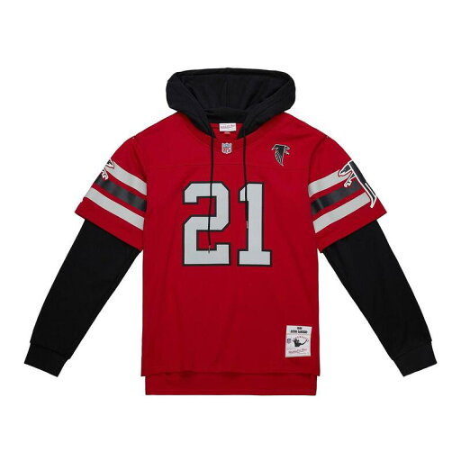 【送料無料】 ミッチェル&ネス メンズ Tシャツ トップス Men's Mitchell & Ness Deion Sanders Red Atlanta Falcons Player Name & Number Hoodie Legacy Jersey Fal Red 【送料無料】 ミッチェル&ネス メンズ Tシャツ トップス Men's Mitchell & Ness Deion Sanders Red Atlanta Falcons Player Name & Number Hoodie Legacy Jersey Fal Red