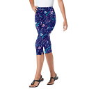 【送料無料】 ウーマン ウィズイン レディース カジュアルパンツ ボトムス Woman Within Women's Plus Size Petite Stre...