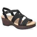【送料無料】 イージーストリート レディース サンダル シューズ Easy Street Rosella Women's Slip-Resistant Sandals Black(4)