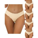 【送料無料】 アレグラ ケー レディース パンツ アンダーウェア 5 Packs Traceless Panties For Women No Show Str...