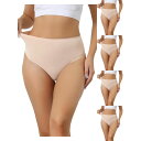 【送料無料】 アレグラ ケー レディース パンツ アンダーウェア 5 Packs Women's Hign Waist G-string Thongs Tumm...