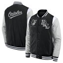 【送料無料】 ファナティクス メンズ ジャケット・ブルゾン アウター Men's Fanatics Black Baltimore Orioles Elements Elite Full-Snap Jacket Orl Black|詳細画像