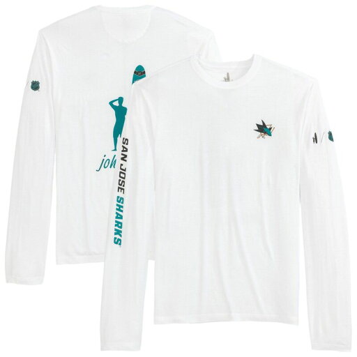 【送料無料】 ジョニー オー メンズ Tシャツ トップス Men's johnnie-O White San Jose Sharks Adam Long Sleeve T-Shirt Sks White 【送料無料】 ジョニー オー メンズ Tシャツ トップス Men's johnnie-O White San Jose Sharks Adam Long Sleeve T-Shirt Sks White