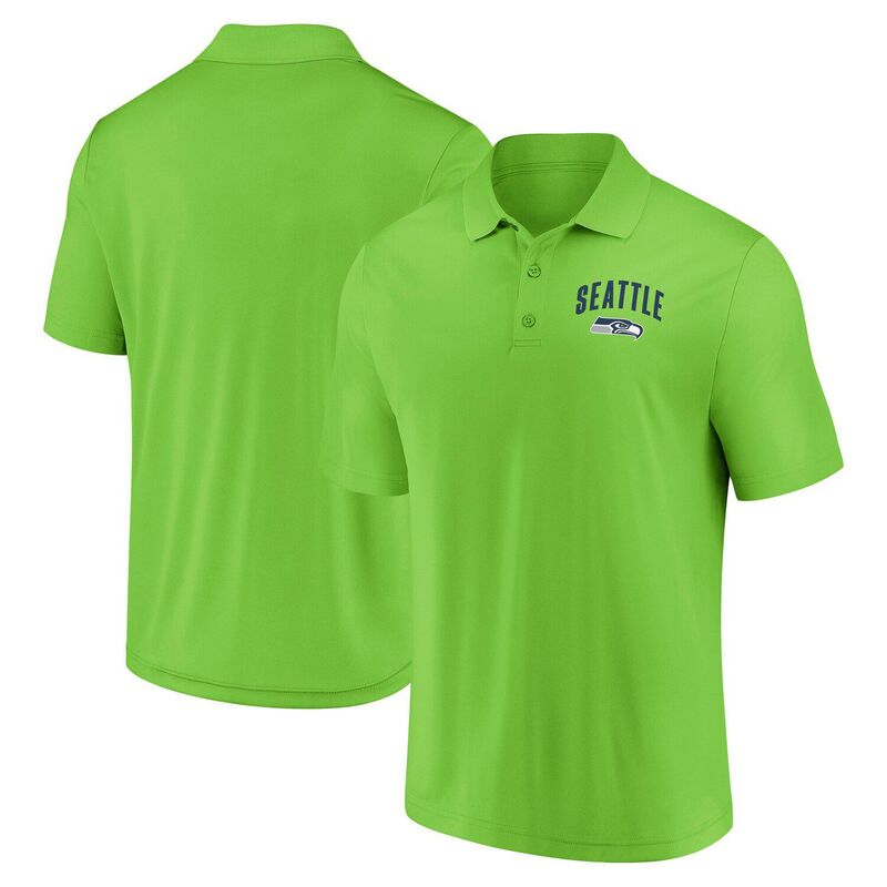 ̵ եʥƥ  T ȥåץ Men's Fanatics Neon Green Seattle Seahawk...