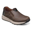 【送料無料】 ノンブッシュ メンズ オックスフォード シューズ Nunn Bush Excursion Men's Waterproof Leather Slip-On Shoes Brown Ch(4)