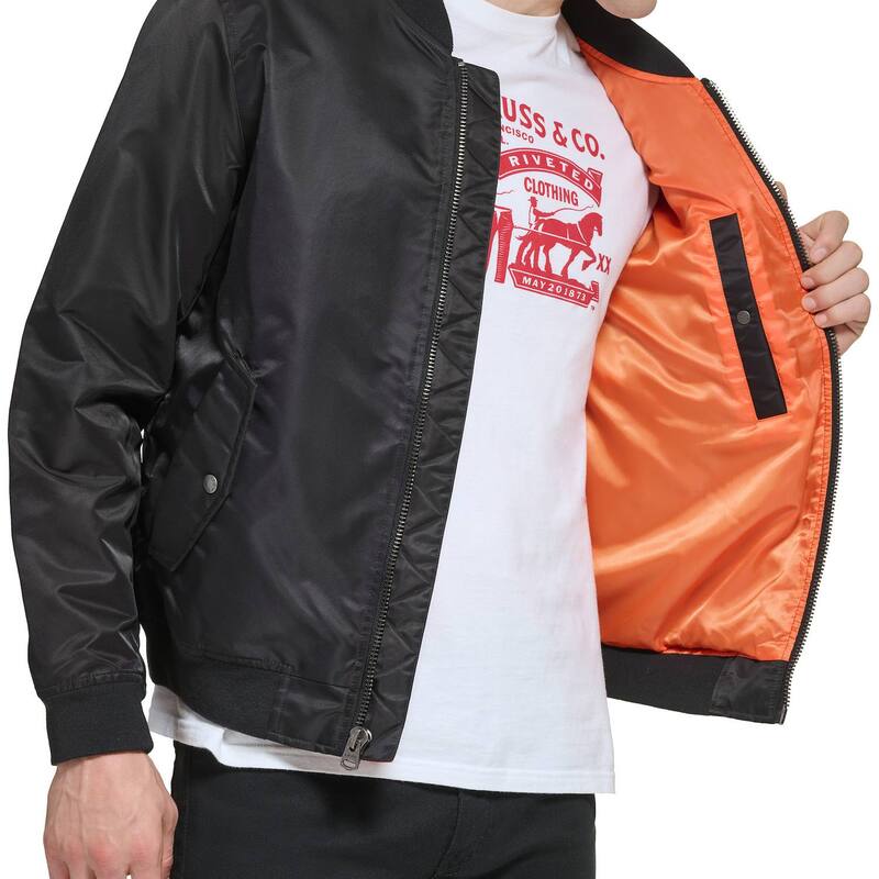 【送料無料】 リーバイス メンズ ジャケット・ブルゾン アウター Men's Levi's Flight Bomber Jacket Spice