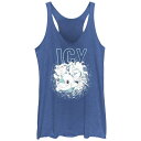【送料無料】 ライセンス キャラクター レディース Tシャツ トップス Juniors' Pokemon Icy Characters Racerback Tank Top Royal Heather